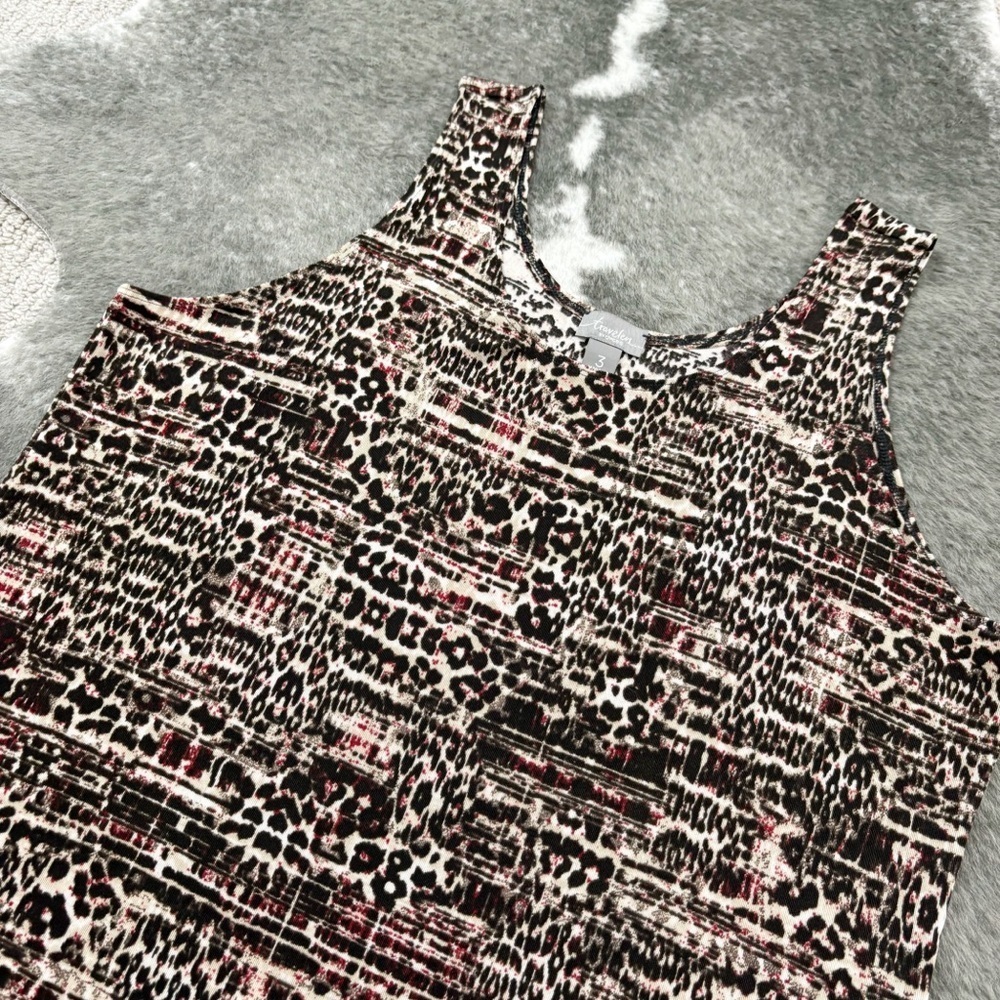 Travelers by Chicos Animal Print Tank Top - Picture 3 of 9